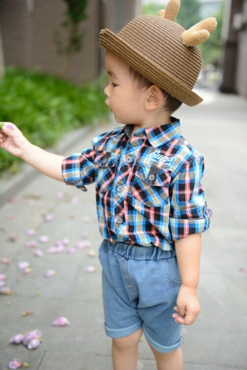 Chemise garcon à manche longue - Ref 2079351 Image 1