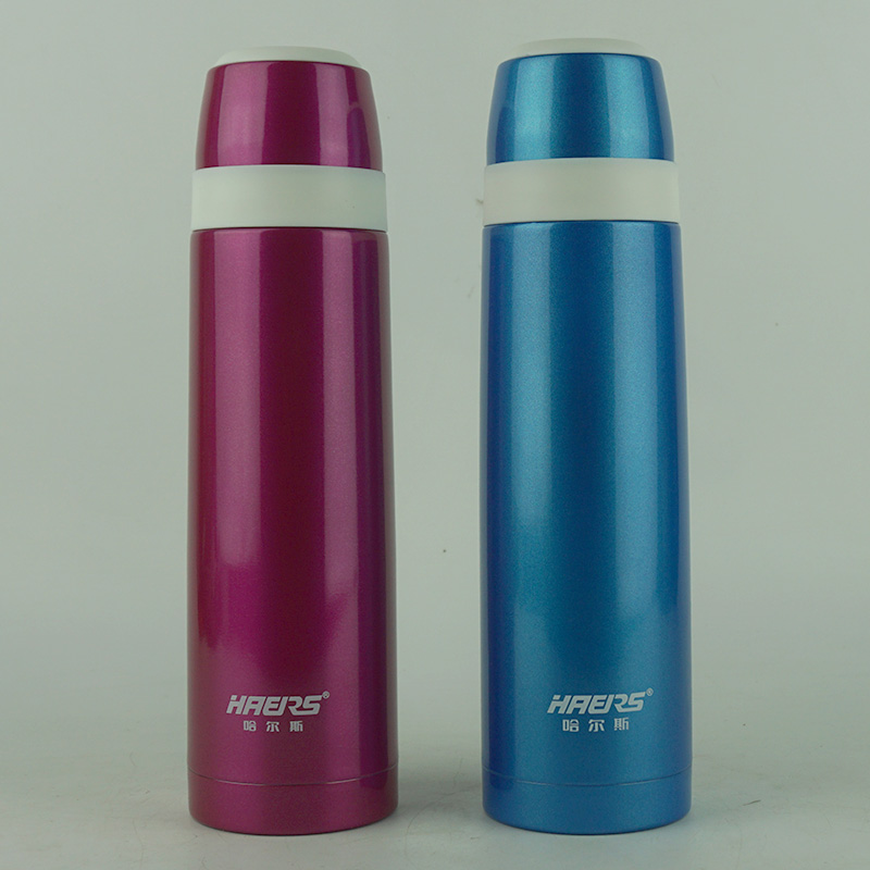 正品哈尔斯真空保温杯500ml食品级304不锈钢子弹头水杯 HB-500A-8