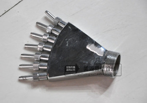 水疗凤尾头水疗配件大型洗浴配件浴池喷头双抠饲料品质异形珍珠