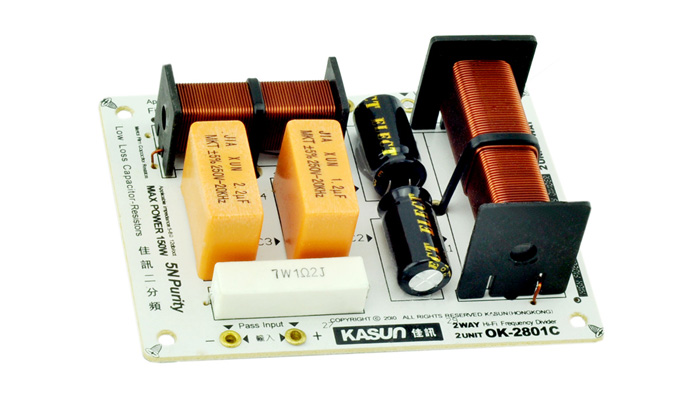 佳訊HiFi二分頻OK-2801C/只