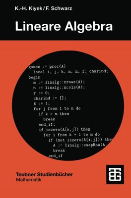 【预售】Lineare Algebra