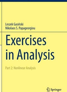【预订】Exercises in Analysis: Part 2: Nonli...