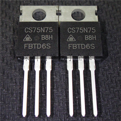 全新 CS75N75B8H  CS75N75  MOS场效应管  TO-220  现货