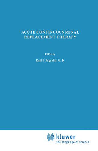 【预售】Acute Continuous Renal Replacement Therapy