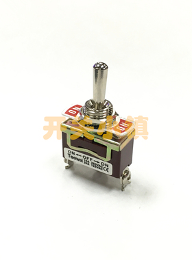 TOOWEI太玮钮子开关 12MM安装孔 3脚3档 螺丝脚 T701CW 1122 摇臂