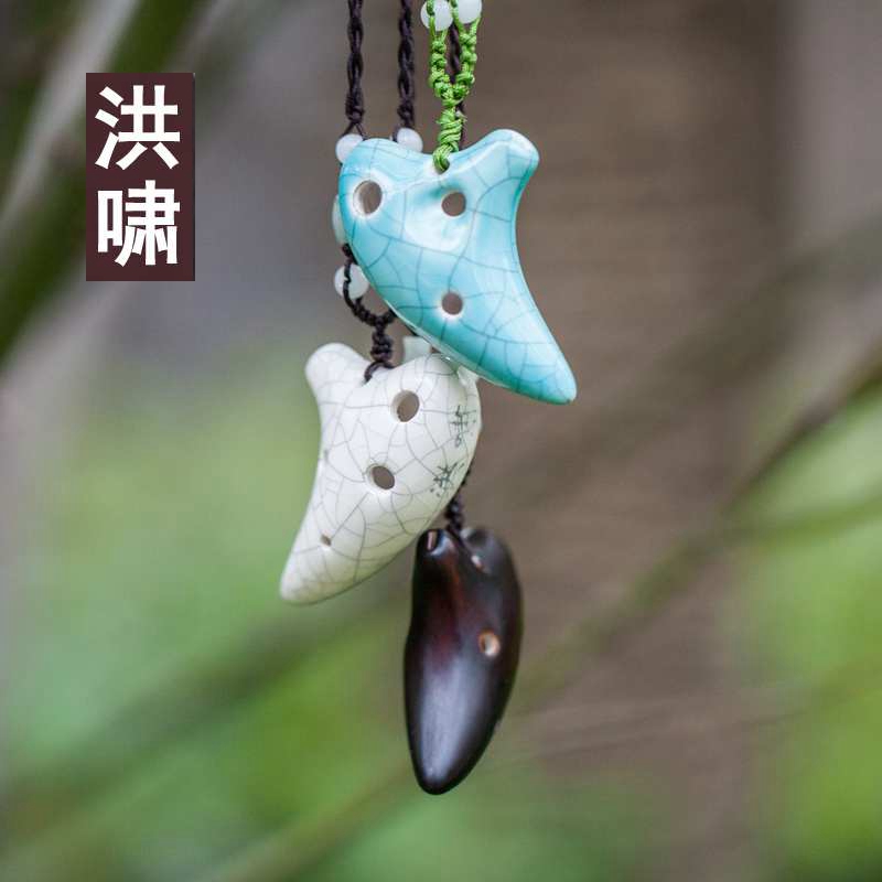 洪啸陶笛迷你微型高音调萌酷