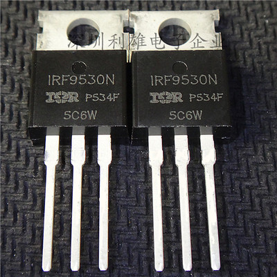 全新 IRF9530NPBF  IRF9530N  TO-220  P沟道 100V/14A  现货