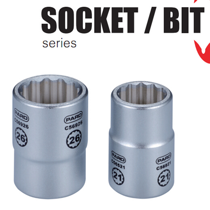 进口PARD进口 3/4-12角套筒19-60mm 齿形 兼容六角套筒子 高扭力