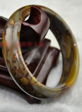 包邮天然泗滨女娲石手镯