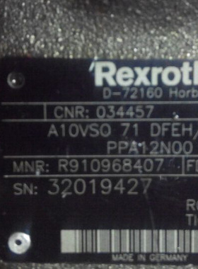维修德国REXROTH力士乐A10VSO71DFEH/31R-PPA12OO高压柱塞泵油泵