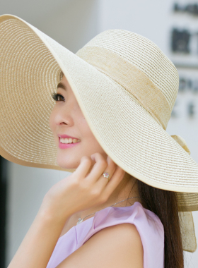 夏季帽子女防紫外线防晒凉遮阳帽