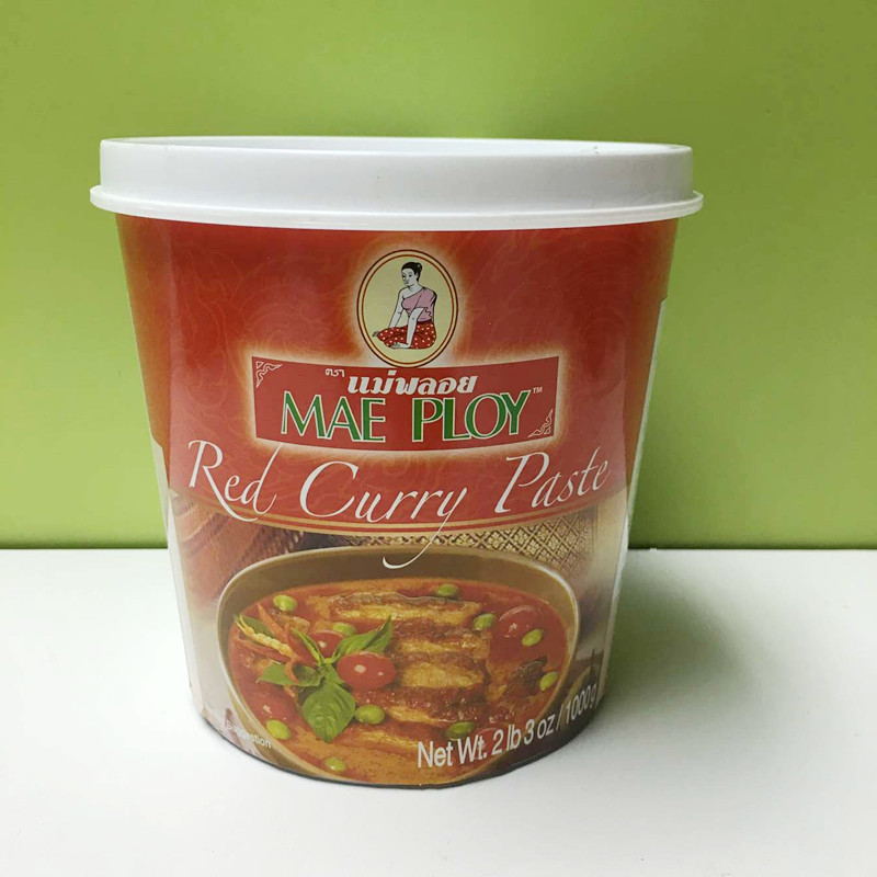 包邮泰国进口泰娘红咖喱膏 TCC红咖喱 MAE PLOY红咖喱酱 1KG