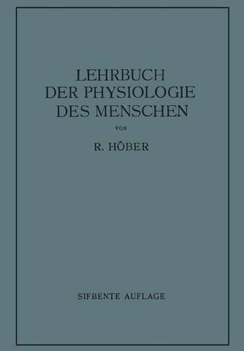 【预订】Lehrbuch Der Physiologie Des Menschen