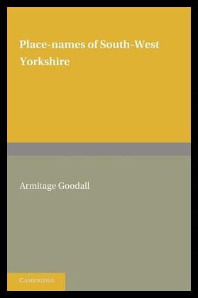 【预售】place names of south west yorkshire