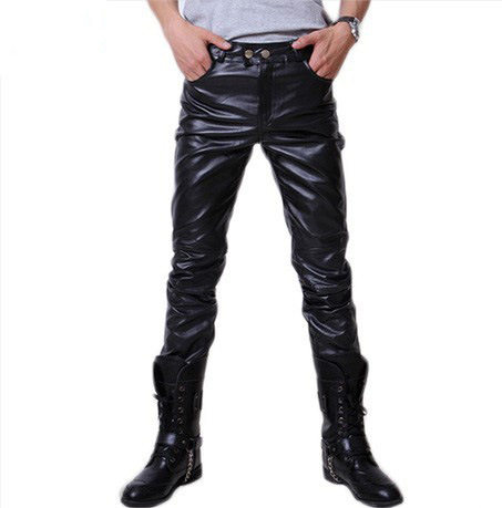 Pantalon cuir homme AGAMEMNON - Ref 1489706 Image 1
