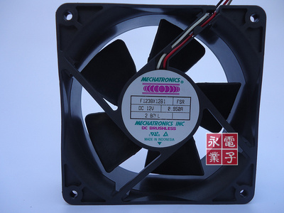 MECHATRONICS F1238X12B1 FS 12V 0.950A 滚珠轴承风扇 三线