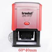 文本日期印 卓达轻型日期回墨印 皮带印章 英文 型号4727 日期章