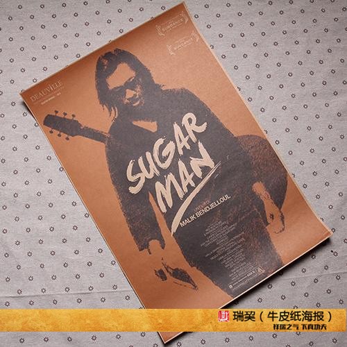 寻找小糖人电影海报 Sugar Man音乐纪录片酒吧宿舍装饰画贴纸挂图图片