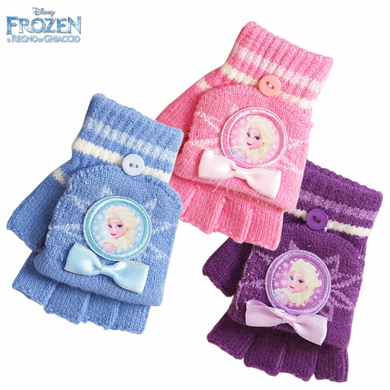 Gants pour fille DISNEY en acrylique - Ref 2150350 Image 1