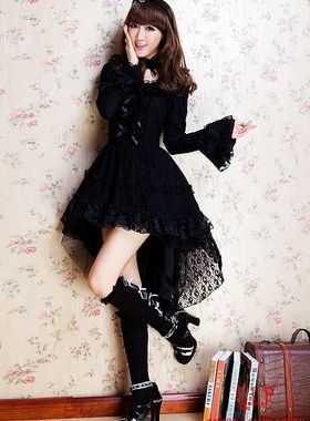 ╋魔叹╋ GLP 甜美洛丽塔LOLITA蕾丝连衣裙 配脖饰 两色选 81145
