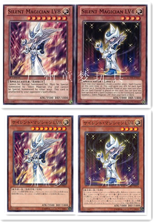 广州童梦正版英文日文游戏王散卡沉默魔术师lv4/lv8