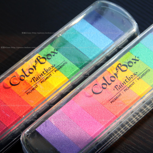 美国ColorBox渐变印台包邮