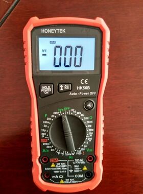厂家直供 山创 HK56B数字万用表 频率 温度 电容 电阻 HONEYTEK