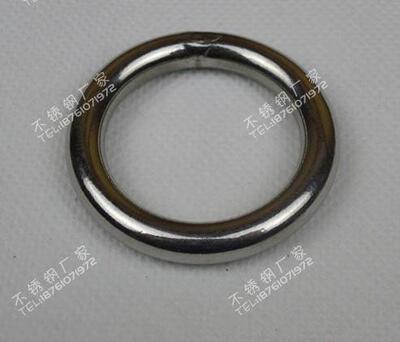 304不锈钢圆环M4*22 实心O型圏 麒麟鞭鞭梢专用小环 承重圆环