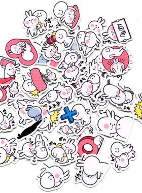 Line表情贴纸 Spoiled Rabbit 系列1 自制手帐相册贴纸 40枚 Z358