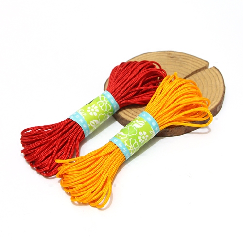THICK 2MM ROPE DIY HAND-WOVEN WIRE JADE WIRE BRACELET LINE GOLD STEEL KNOT NECKLACE ROPE PENDANT JOMON PLAY RED ROPE