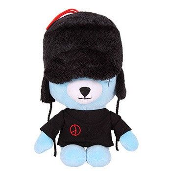 权志龙 bigbang毛绒玩具bear爆炸熊公仔同款玩偶官方周边