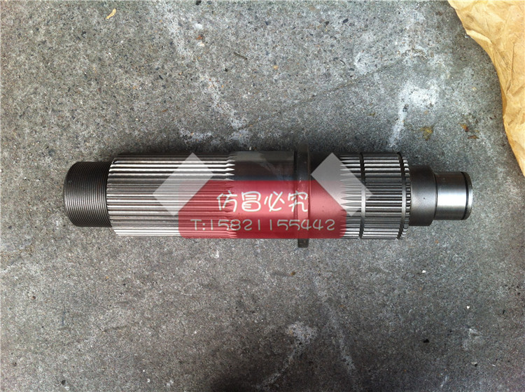 货车配件8JS125T中八档变速箱总成 1707105付箱主轴 重汽零部件