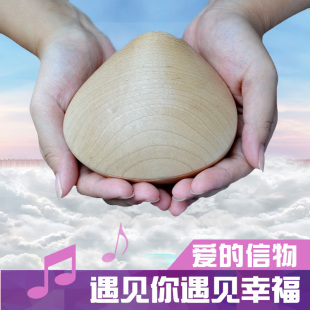 雷曼士贝壳八音盒音乐盒 生日礼物创意木质礼品送女生圣诞情人节