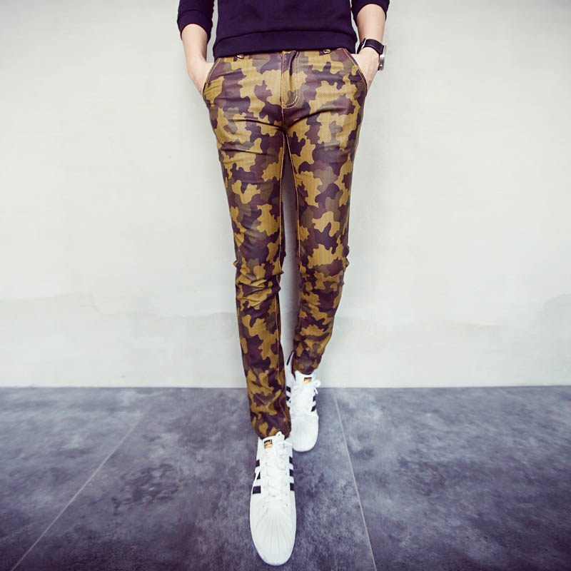 Pantalon cuir homme serré pour jeunesse - Ref 1489071 Image 1