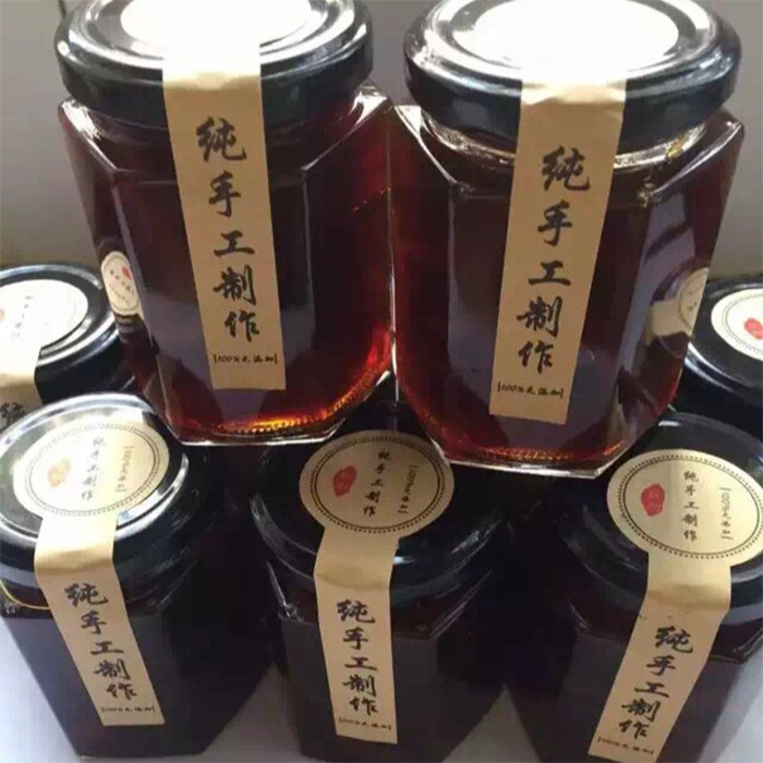 包邮六棱酱菜瓶辣椒酱玻璃瓶密封罐柠檬膏蜂蜜瓶果酱瓶食品储物罐在类目 厨房/烹饪用具, 厨用小工具/厨房储物, 储物瓶罐/厨房储物器皿, 密封罐中 - 来自Buy2taobao.com提供专业的淘宝代购服务