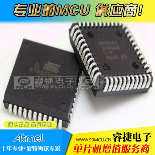 AT89C52-24JI AT89C52 89C52-24JI at89c52 PLCC44 进口原装正品