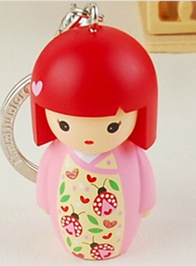 韩国代购kimmi junior日本和服娃娃Kimmidoll钥匙扣钥匙圈/包挂件