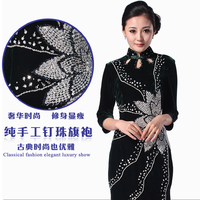 ... de soirÃ©e Tangzhuang cheongsam personnalisÃ©s de vÃªtements rÃ©tro