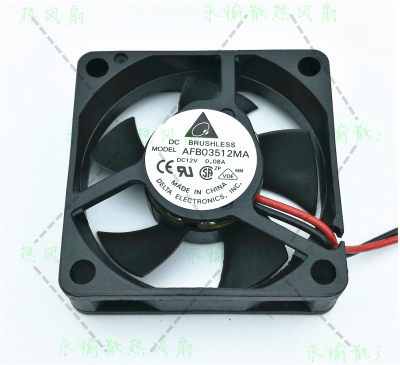 原装Delta/台达 AFB03512MA DC12V 0.14A  3510 2线 散热风扇 3cm