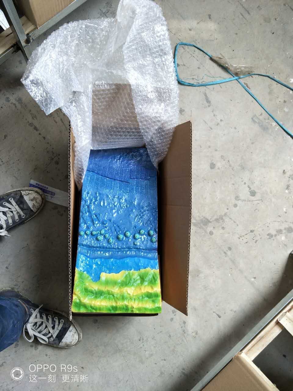 海底地貌模型 地理教室 十八种地貌教学仪器 教学模型 小地貌