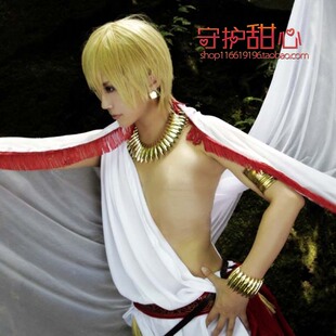 包邮甜心家Fate/staynight/Zero吉尔伽美什金闪闪金时cosplay假发