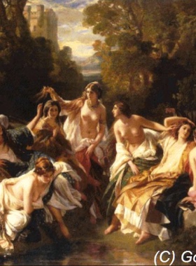 ★美国GK图纸★DMC十字绣线材料包【GK-1331smll】世界名画，油画