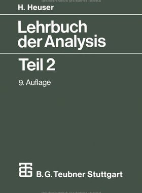【预售】Lehrbuch Der Analysis: Teil 2