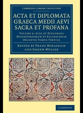 【预售】ACTA Et Diplomata Graeca Medii Aevi Sa