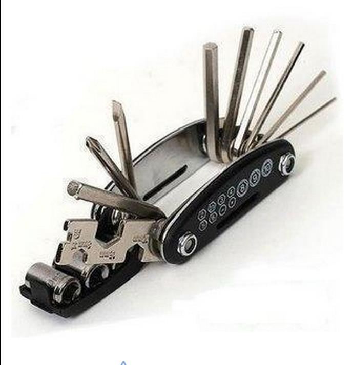 自行车单车配件多功能修理工具山地车多功能组合修车工骑行装备