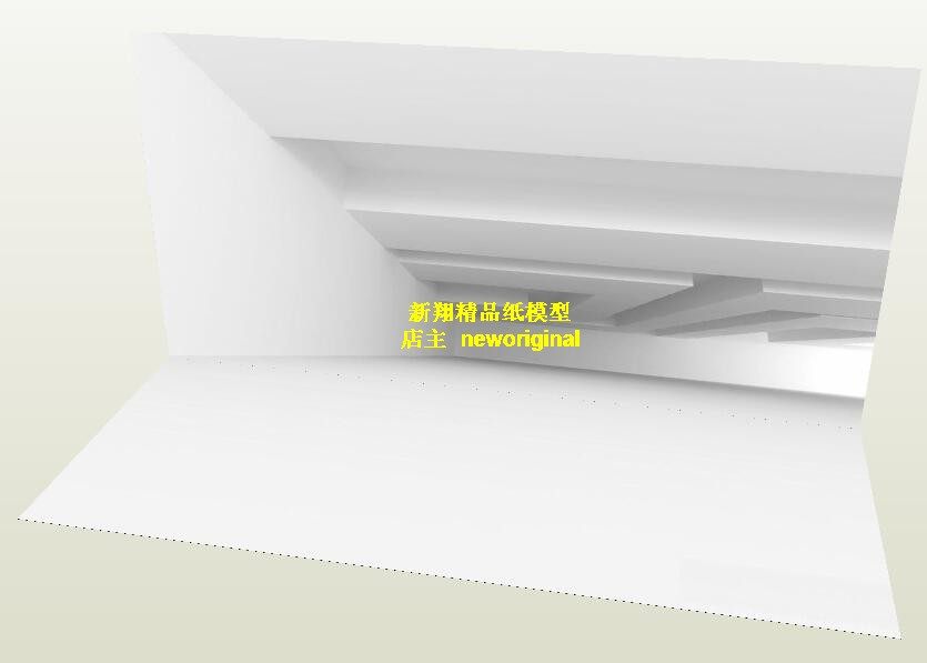 抽象概念室内设计 城市 飞机库 道路 马路 建筑 车模汽车场景模型