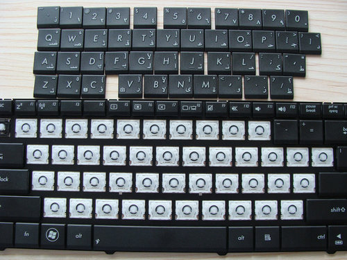 华硕N53 A53S K53S X55V X54H X53S N53SH N53SV K55DR 键盘键帽