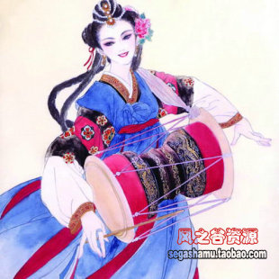 美术绘画动漫 PS素材图库 插画 皇明月古风CG合集图片94张