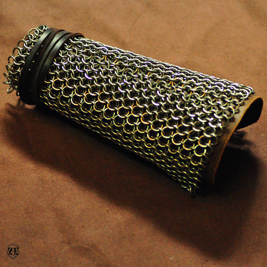 【不锈钢锁子甲单只】护手锁子环链甲软猬甲  骑士团圣殿 - 封面