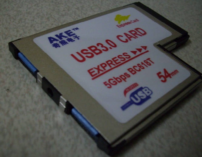 奇熊NECXG ASM1042芯片 2口 express转USB3.0扩展卡 54MM T/L型